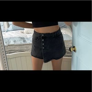 Denim skort